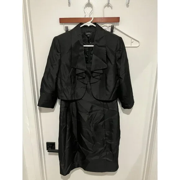 Tahari | Dresses | Tahari Arthur S Levine Womens Sheath Cocktail Dressjacket Black 6 | Poshmark Tahari | Dresses | Tahari Arthur S Levine Womens Sheath Cocktail Dressjacket Black 6 | Poshmark